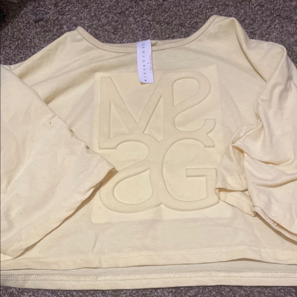 MG Yellow Long Sleeve Top